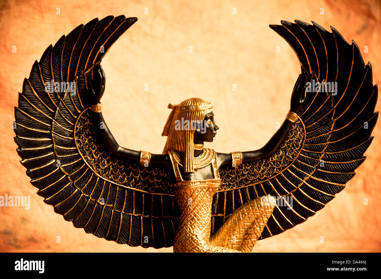 Maat déesse égyptienne Isis ou - decoration replica Banque D'Images