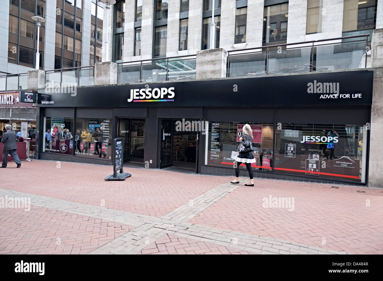 Birmingham jessops Jessop boutique secourus par Peter Jones Banque D'Images