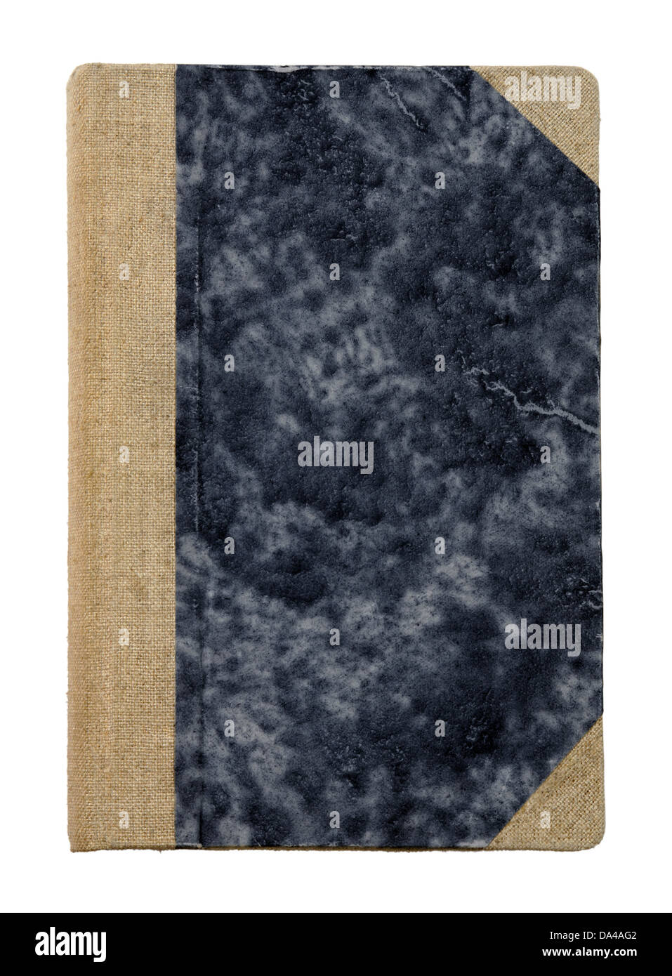 Old book cover with clipping path. Banque D'Images