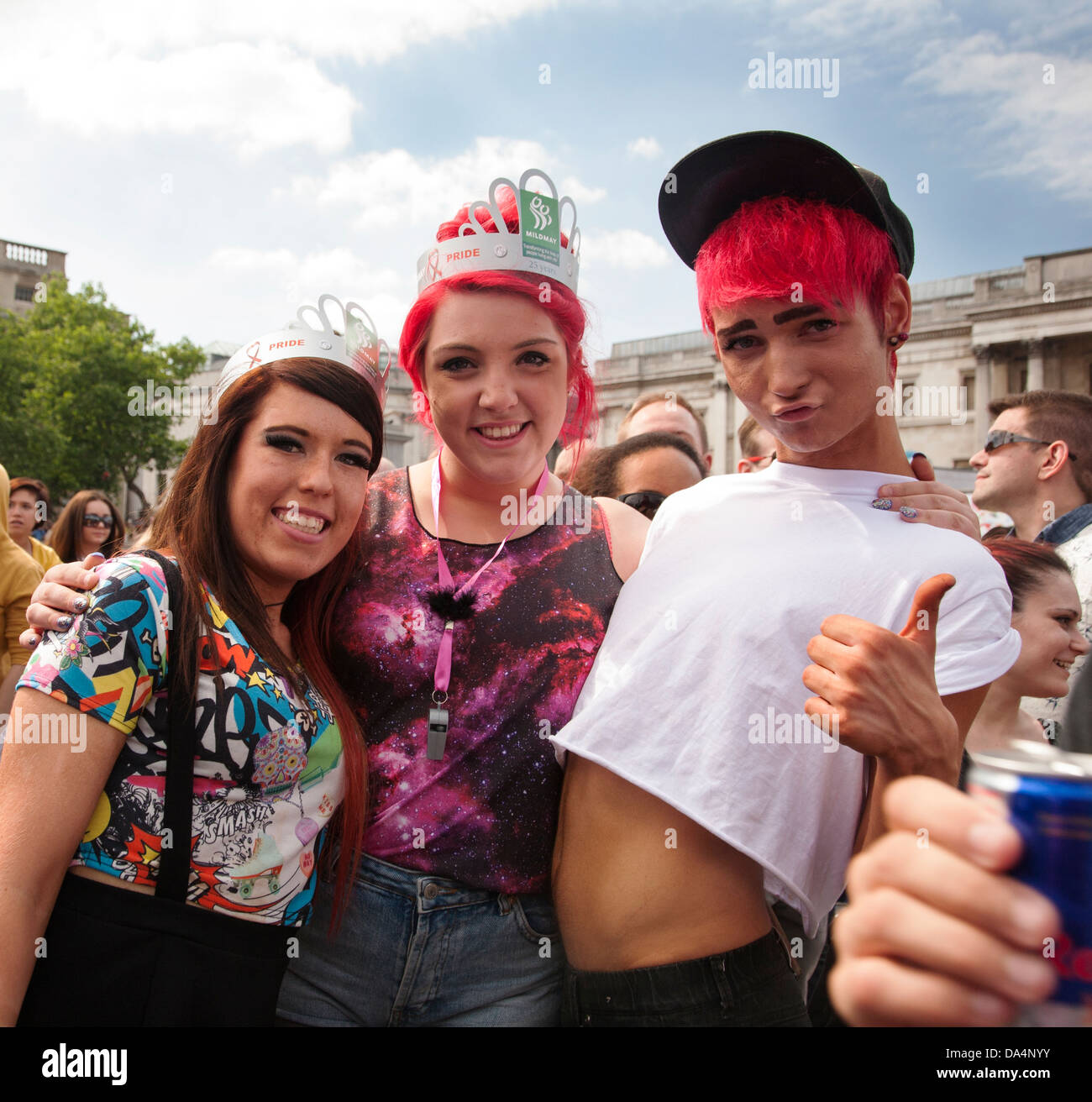 Londres Gay Pride 2013 Banque D'Images