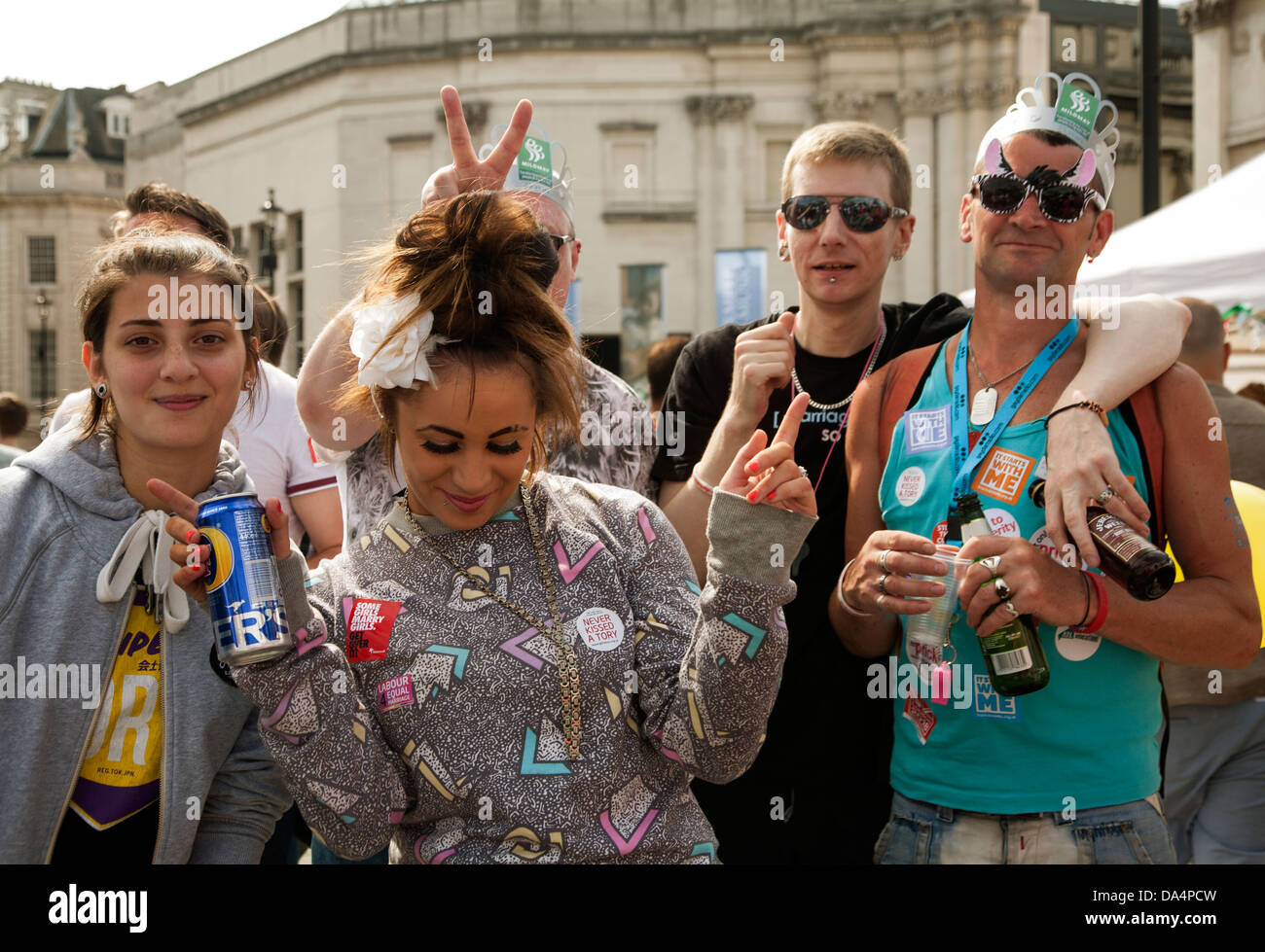 Londres Gay Pride 2013 Banque D'Images