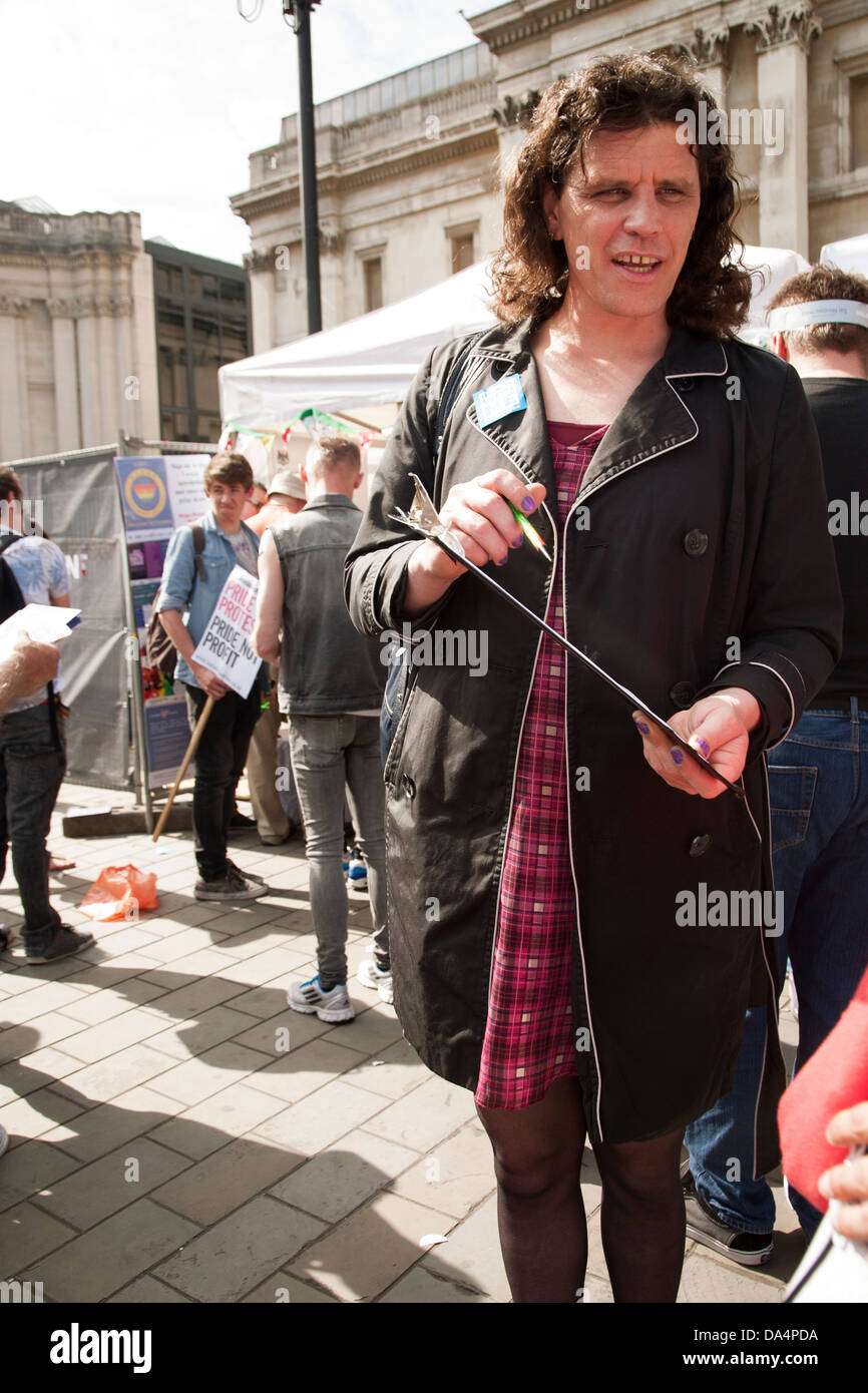 Londres Gay Pride 2013 Banque D'Images