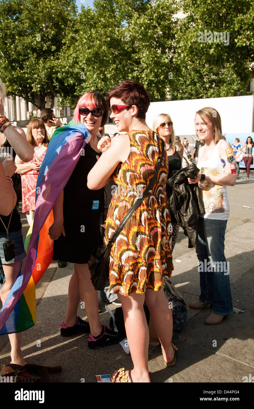 Londres Gay Pride 2013 Banque D'Images