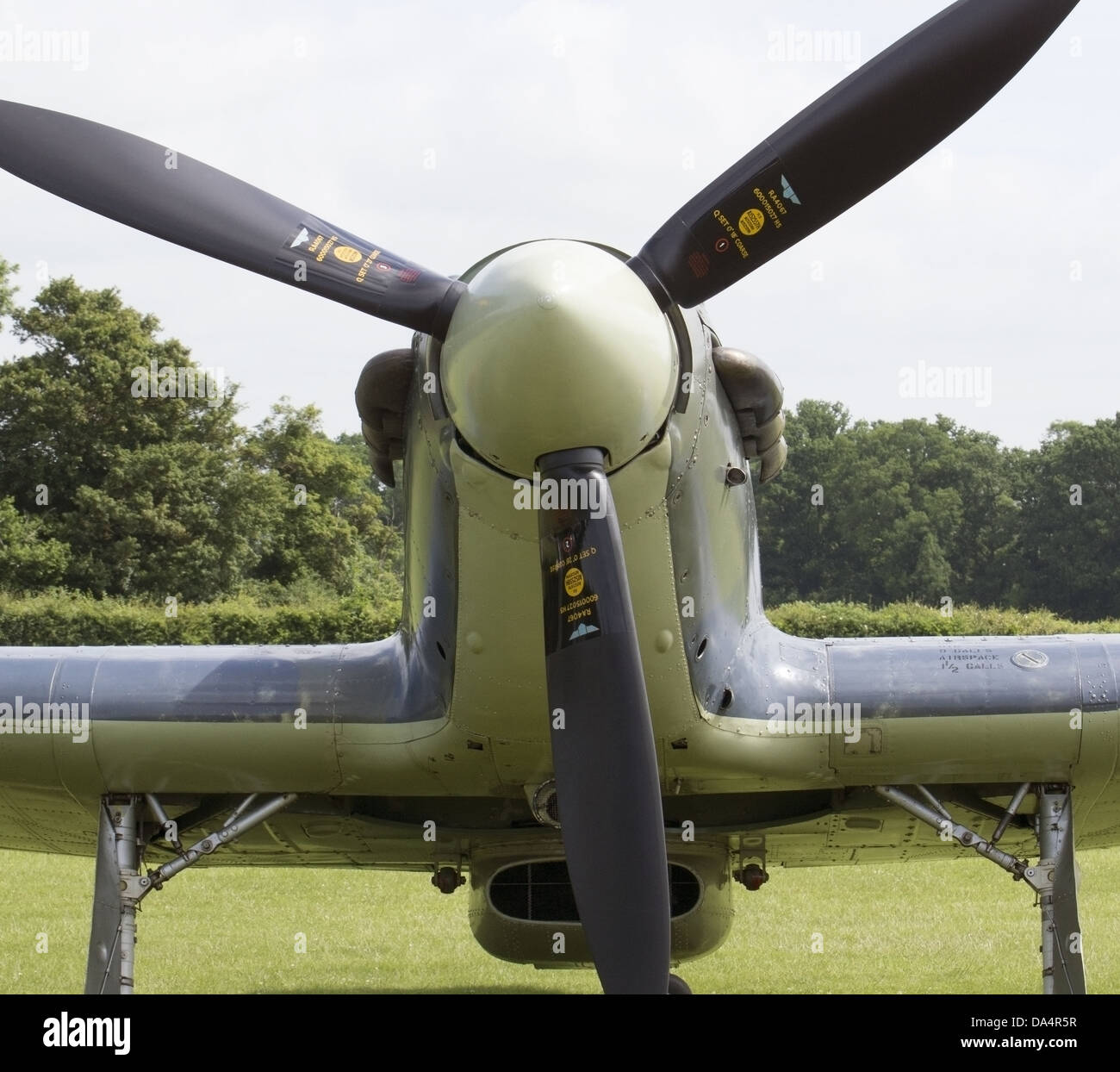 Hélice d'un Hawker Hurricane Banque D'Images