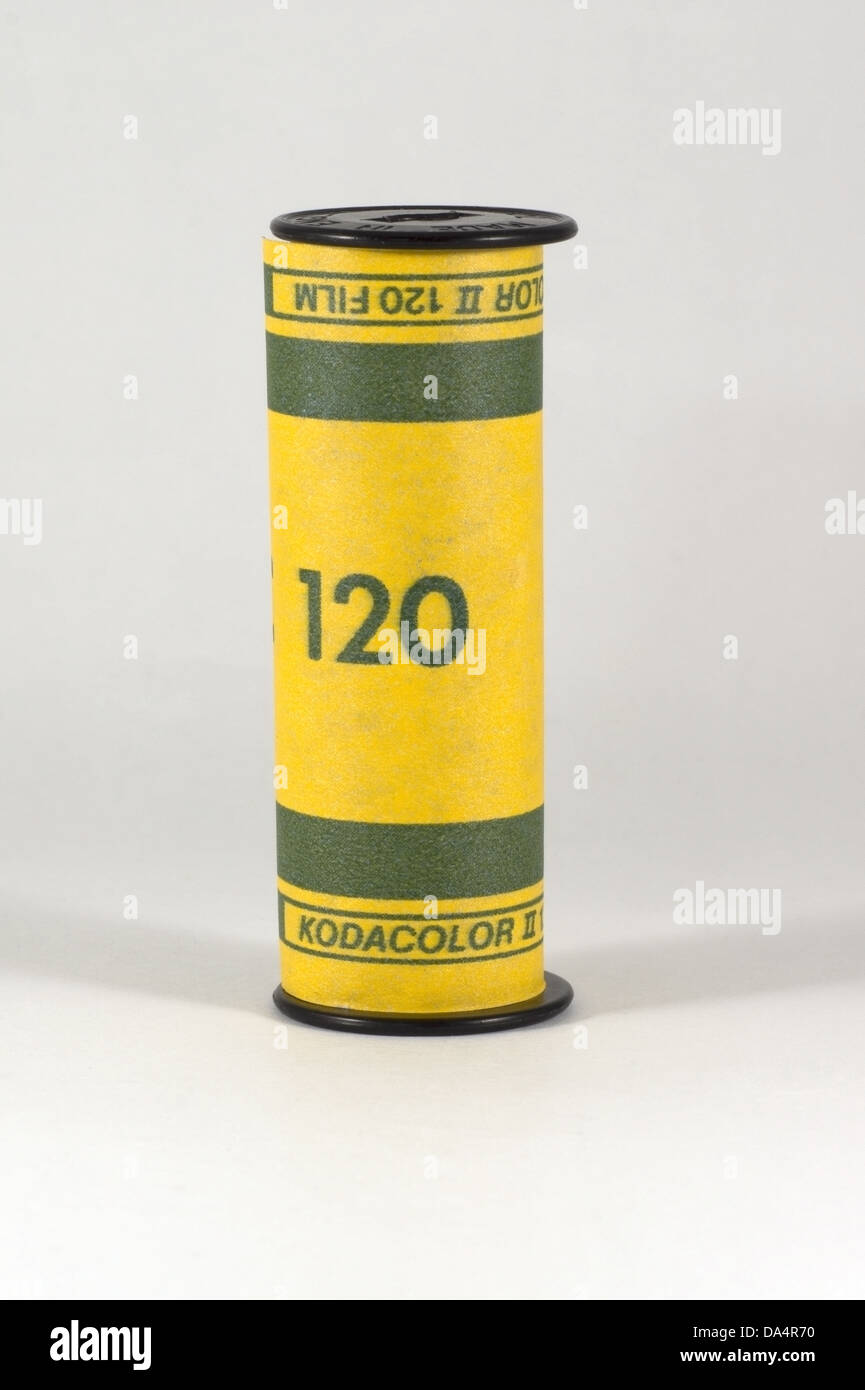 Un rouleau de Kodacolor Kodak II 120 film format moyen Banque D'Images