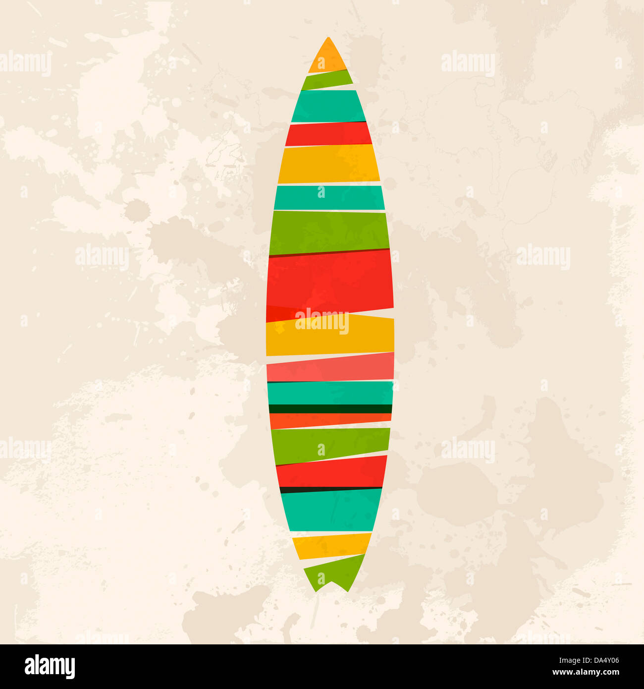 Les couleurs de la diversité des bandes transparentes sur surf grunge background. La version de fichier EPS10. Banque D'Images