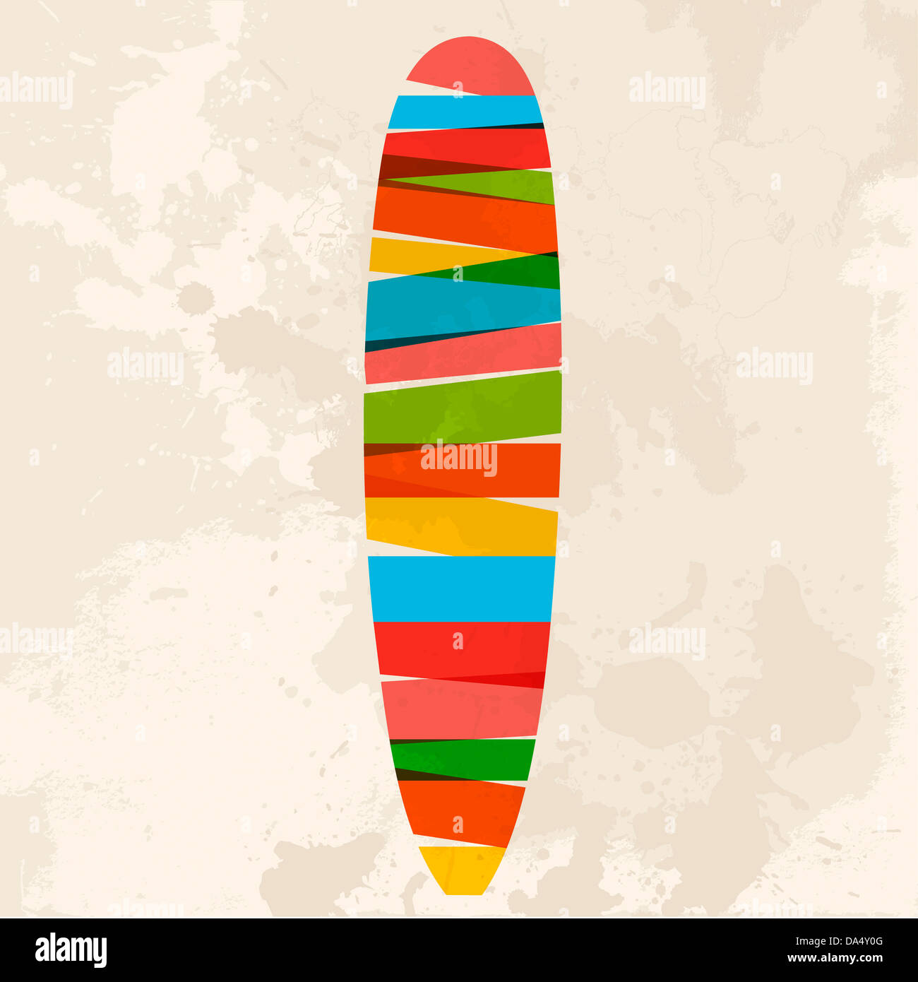Les couleurs de la diversité des bandes transparentes sur surf grunge background. La version de fichier EPS10. Banque D'Images