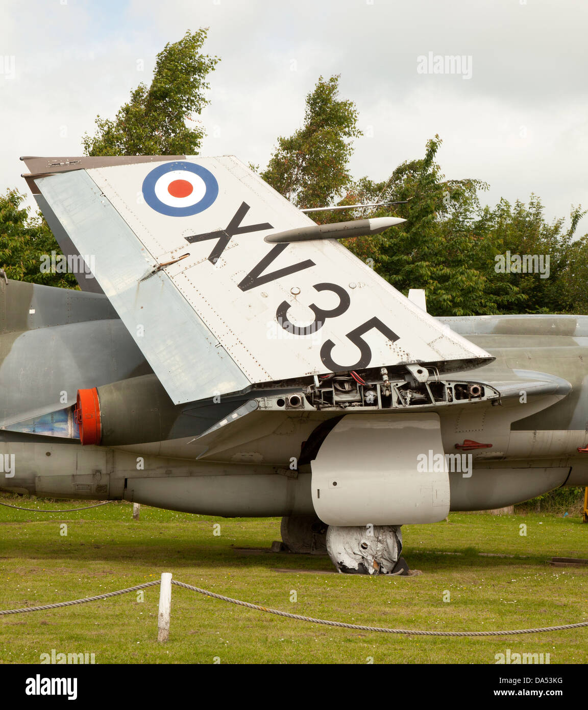 Blackburn Buccaneer (XV350) Niveau faible des avions d'attaque nucléaire Banque D'Images
