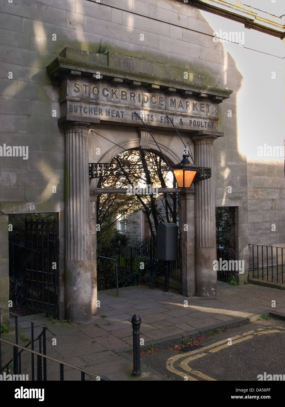 Marché d'Édimbourg Stockbridge Stockbridge Banque D'Images