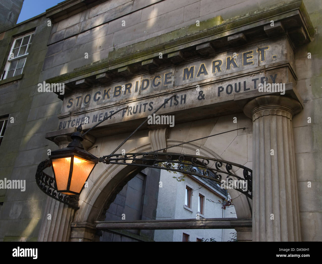 Marché d'Édimbourg Stockbridge Stockbridge Banque D'Images