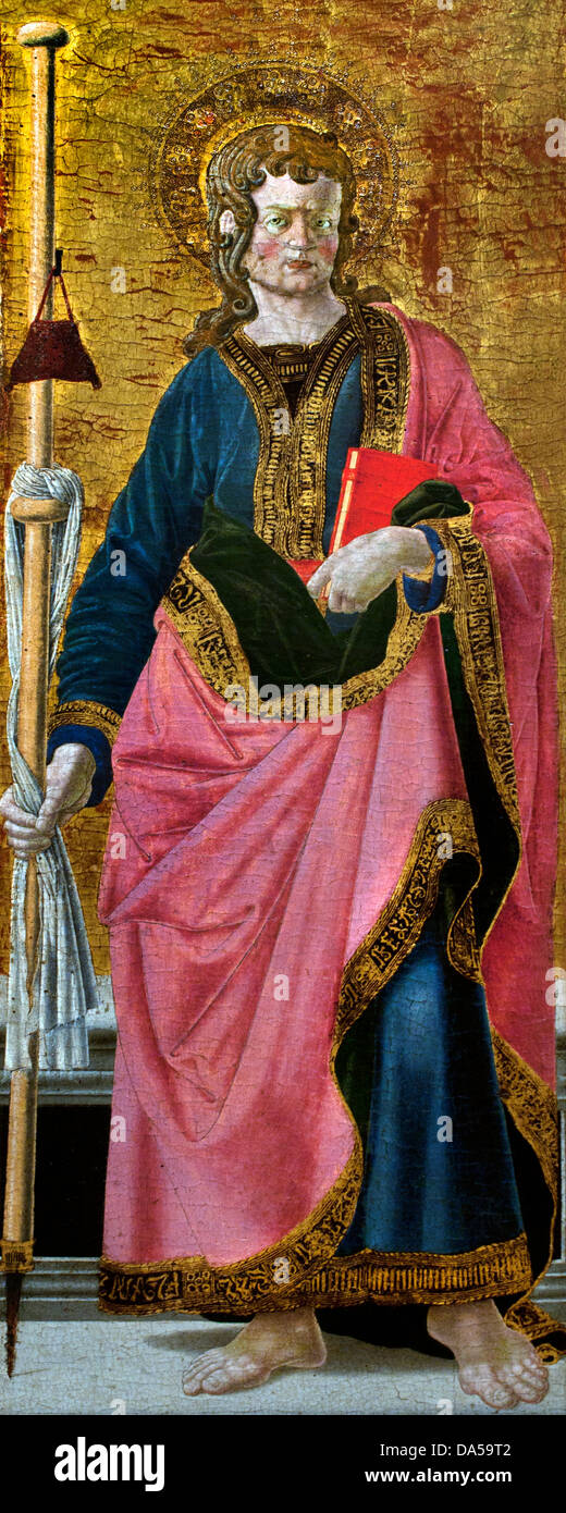 Saint Jacques le Majeur - Saint Jacques le Majeur de Giovanni di Francesco 1442 - 1459 Italie Italien Banque D'Images