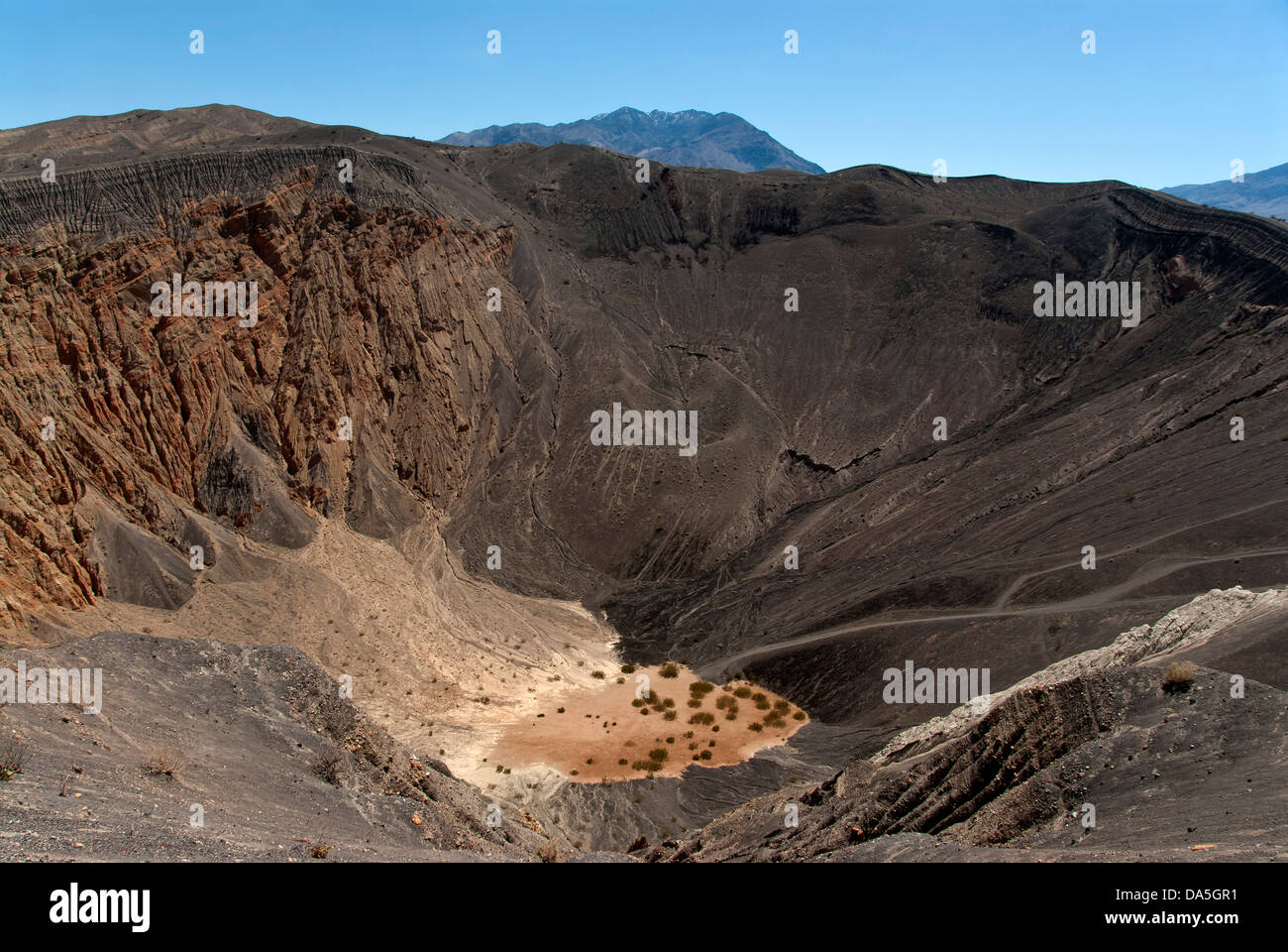 Ubehebe, cratère, la vallée de la mort, National Park, Californie, volcan, USA, United States, Amérique, Banque D'Images