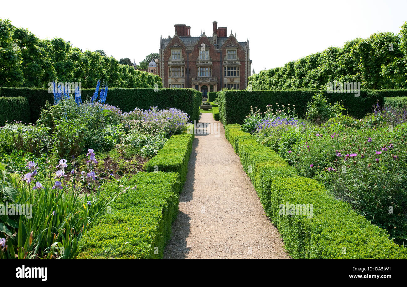 Sandringham house garden, Norfolk, Angleterre Banque D'Images