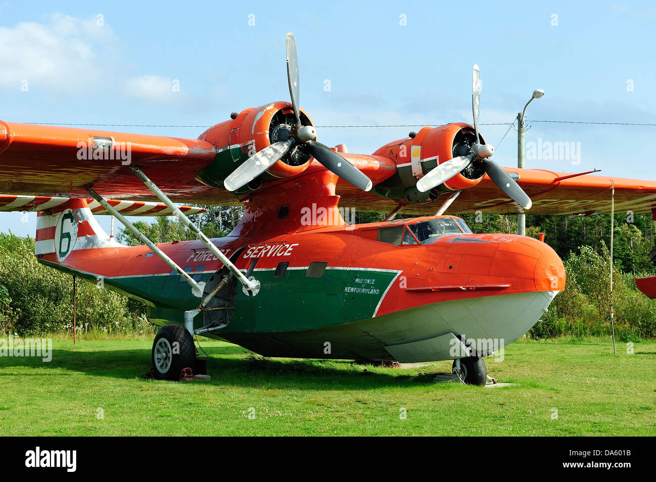 Gander, Terre-Neuve, Canada, avion, avion, de l'hélice Banque D'Images