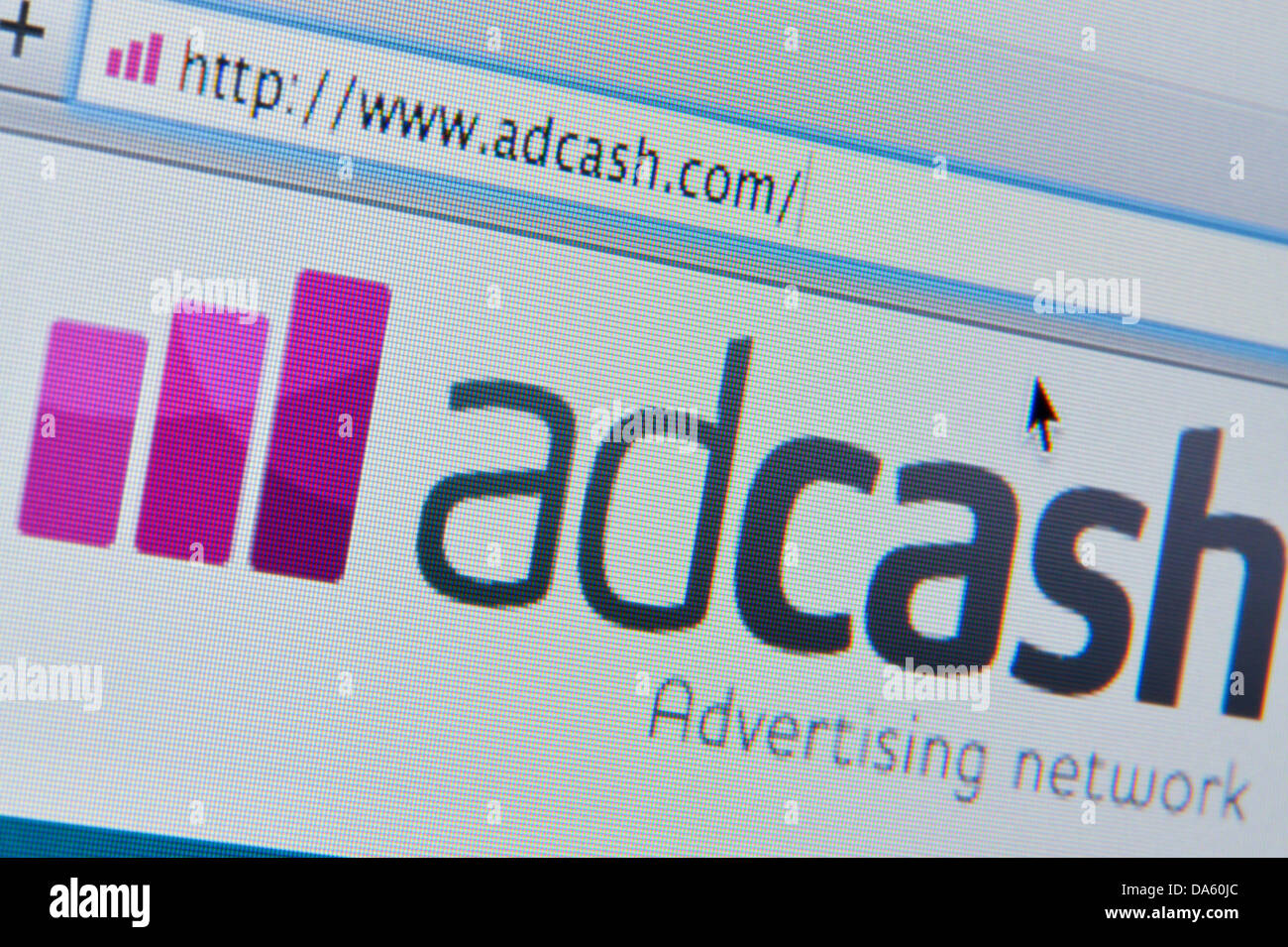 De près de l'logo Adcash comme vu sur son site web. (Usage éditorial uniquement : -Print, télévision, e-book et le comité éditorial du site). Banque D'Images