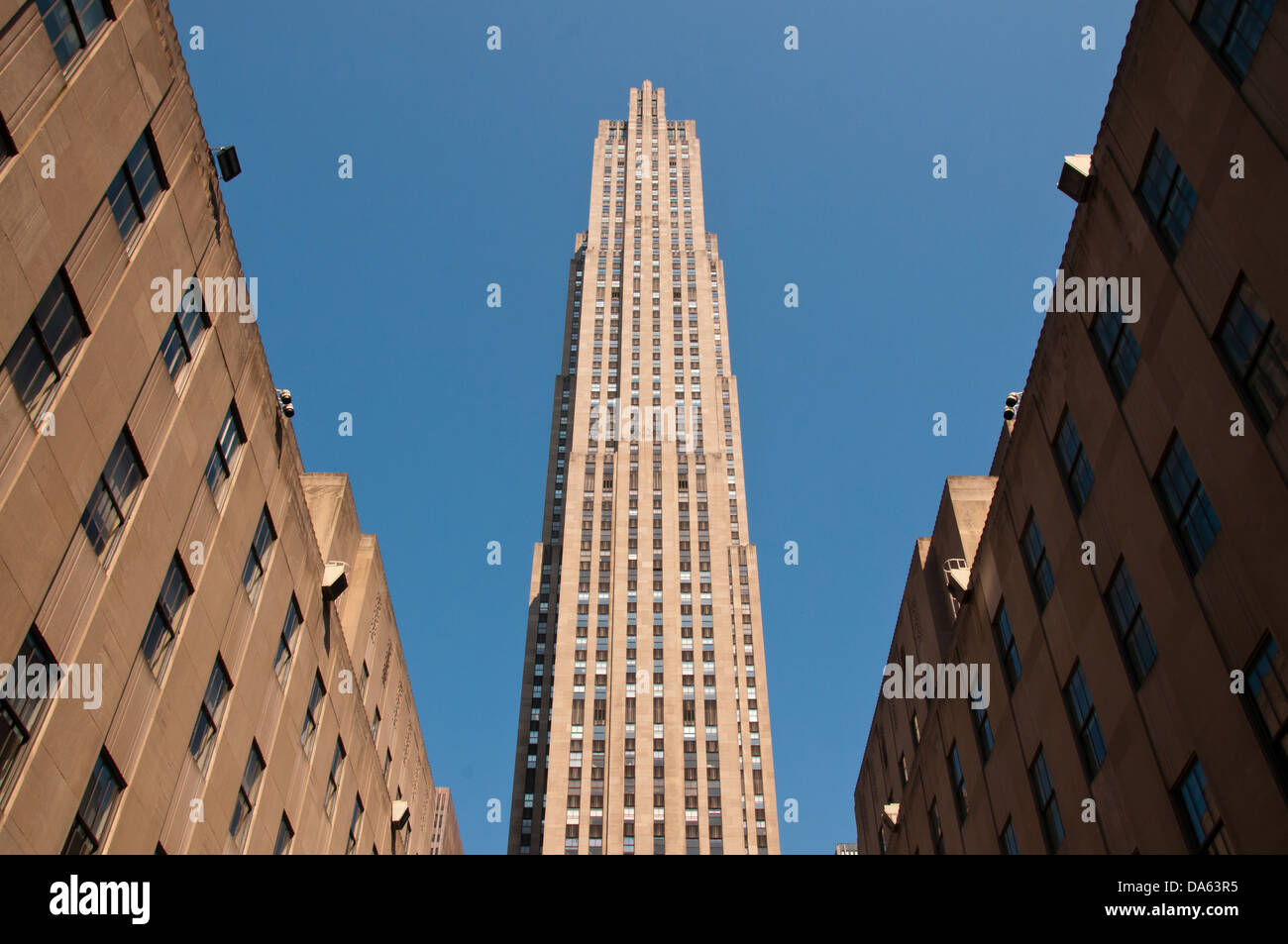 Le Rockefeller Center, Midtown, Manhattan, New York, ville, city, USA, Amérique du Nord, Amérique, bâtiment, de la construction, Banque D'Images