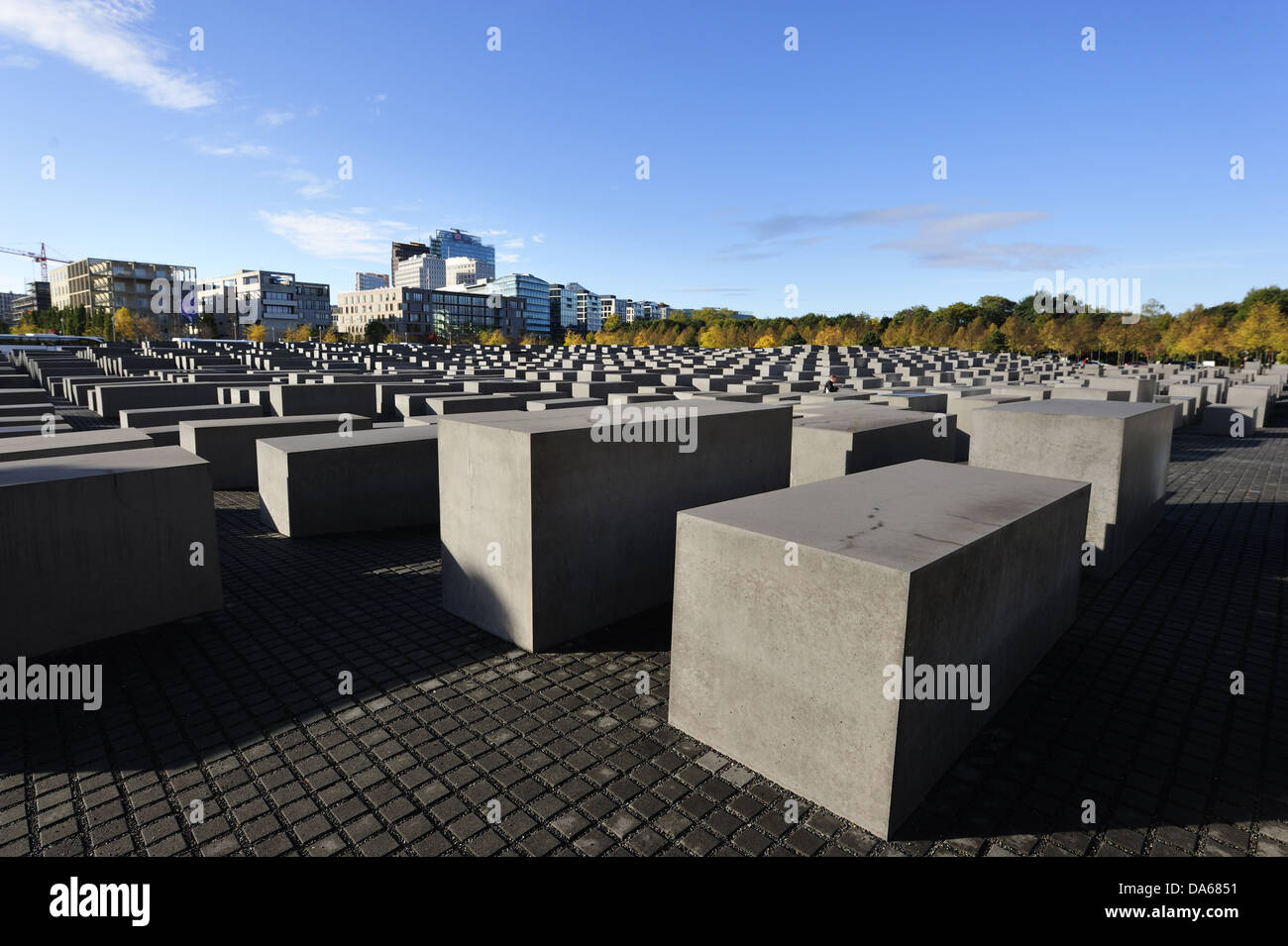 Berlin, ville, ville, monument, l'holocauste, les Juifs, l'Europe, Allemagne Banque D'Images