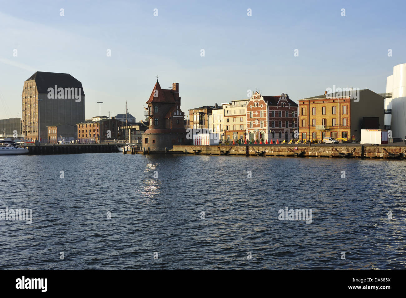 Stralsund, ville, ville, port, Mecklenburg-Vorpommern, Allemagne Banque D'Images