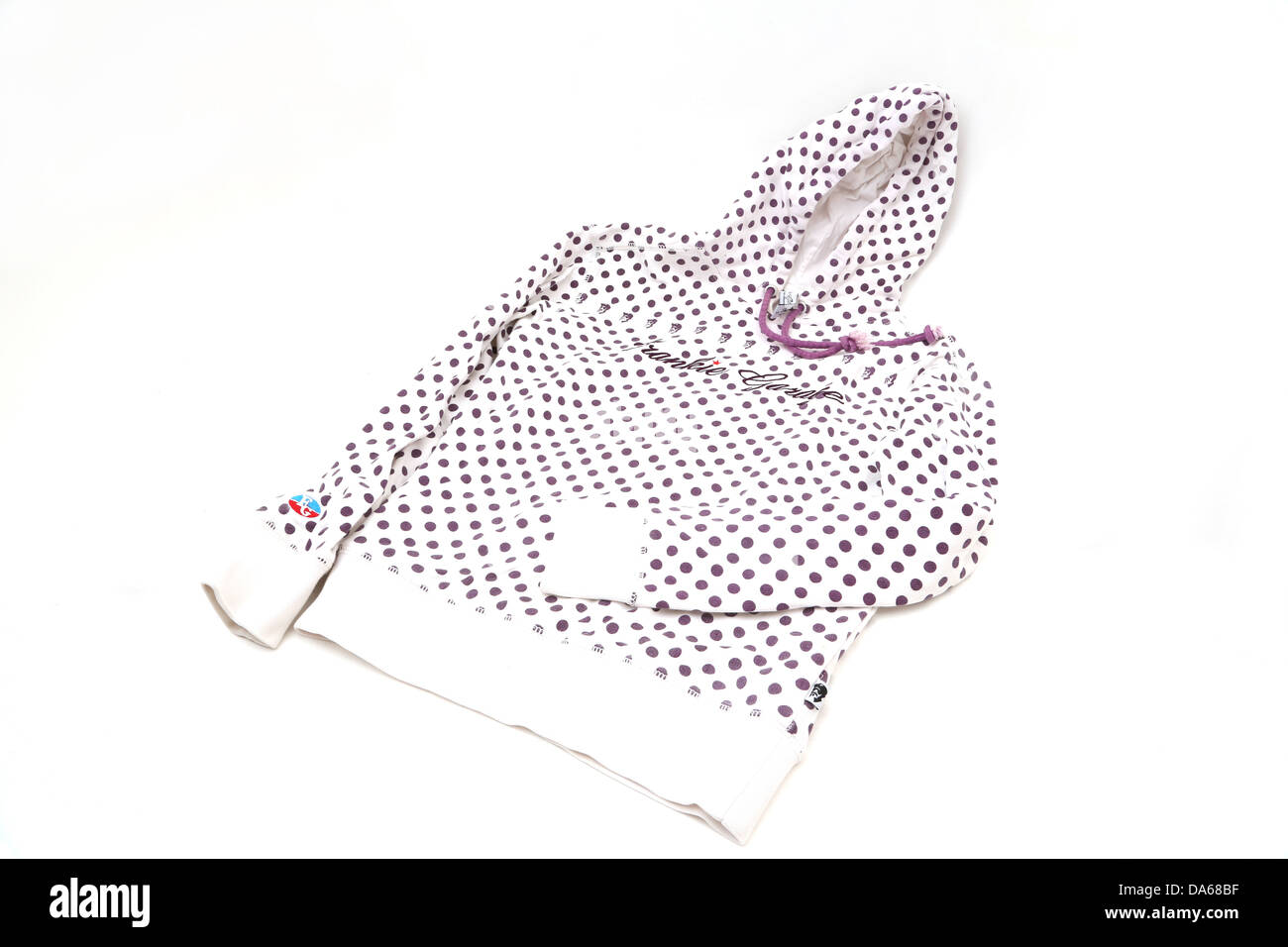 Polka Dots Cavalier Hoody Frankie Garage Banque D'Images