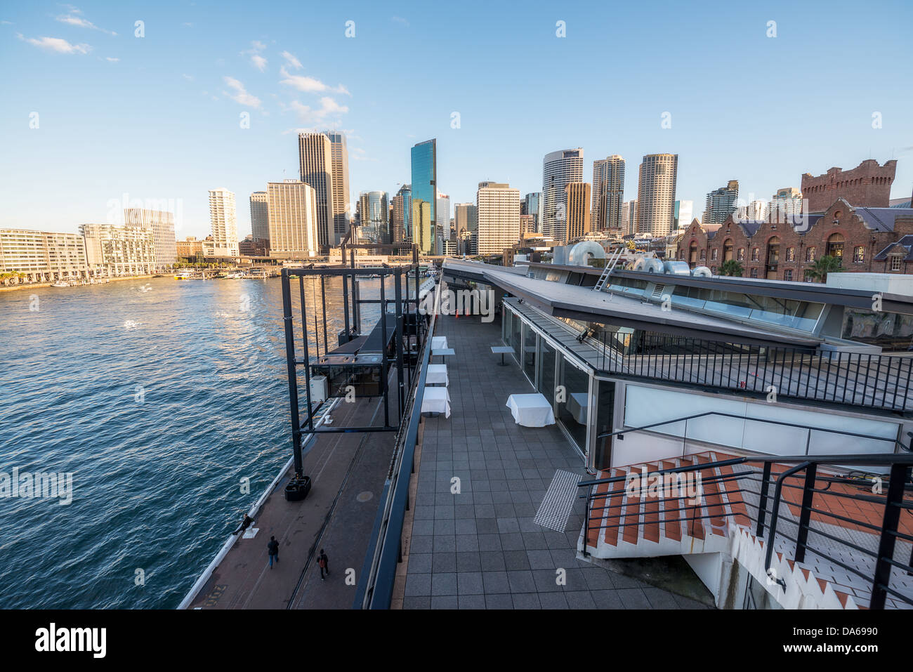 L'Overseas Passenger Terminal près de Circular Quay à Sydney. Banque D'Images