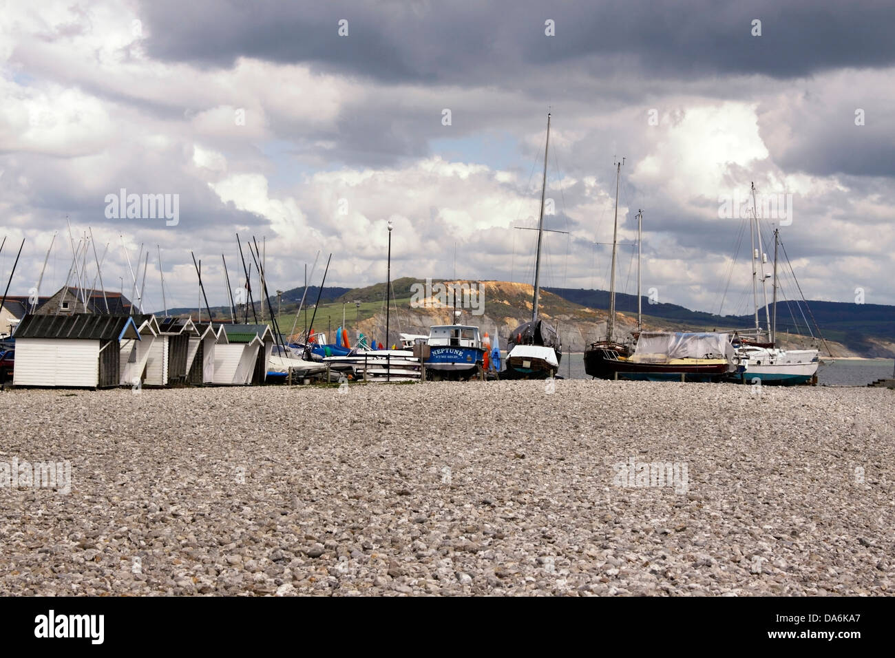 MONMOUTH BEACH. LYME REGIS. DORSET UK. Banque D'Images