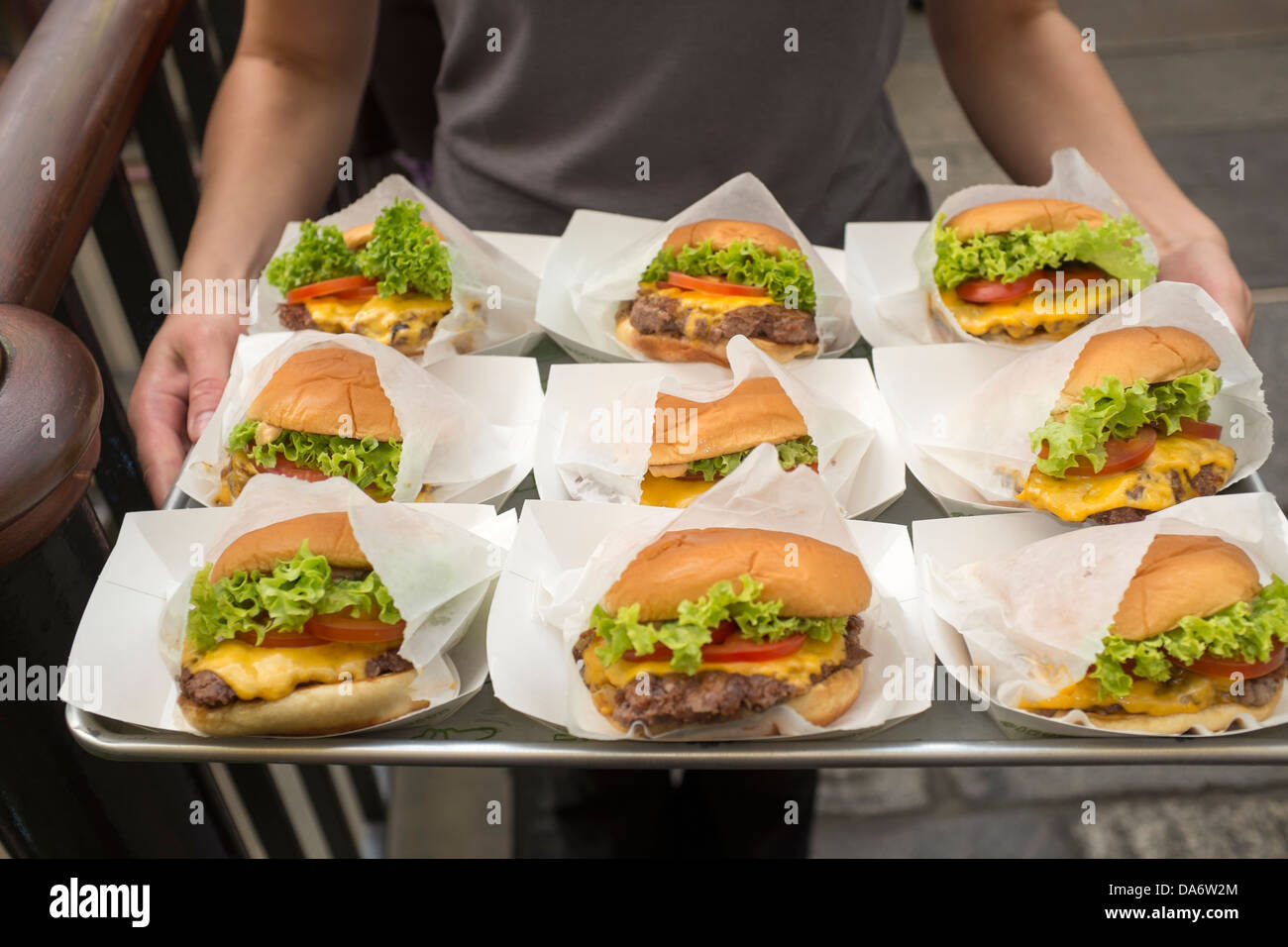 Shake Shack Burgers Covent Garden London Banque D'Images