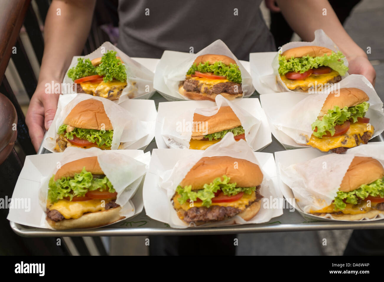 Shake Shack Burgers Covent Garden London Banque D'Images