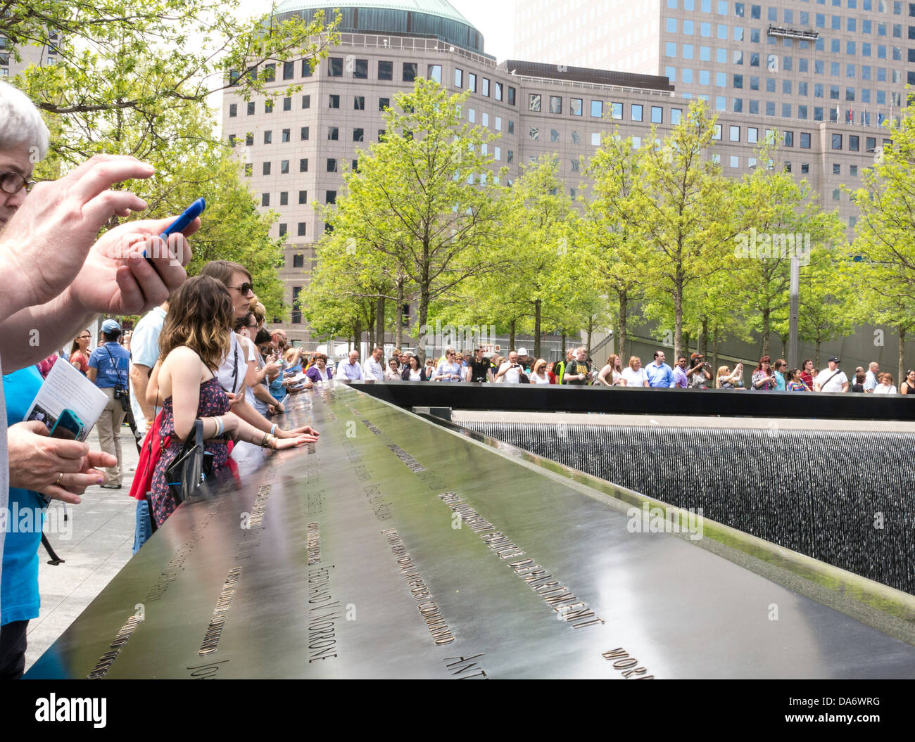 Le National 9/11 Memorial, Lower Manhattan, NYC Banque D'Images