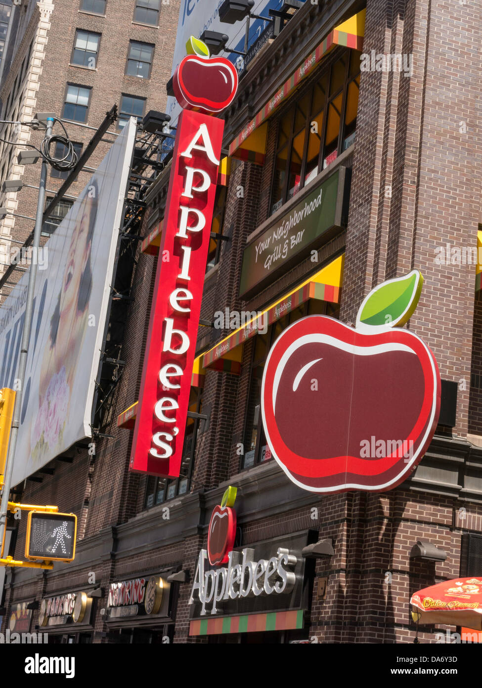 Applebee's Restaurant, Times Square, NYC Banque D'Images