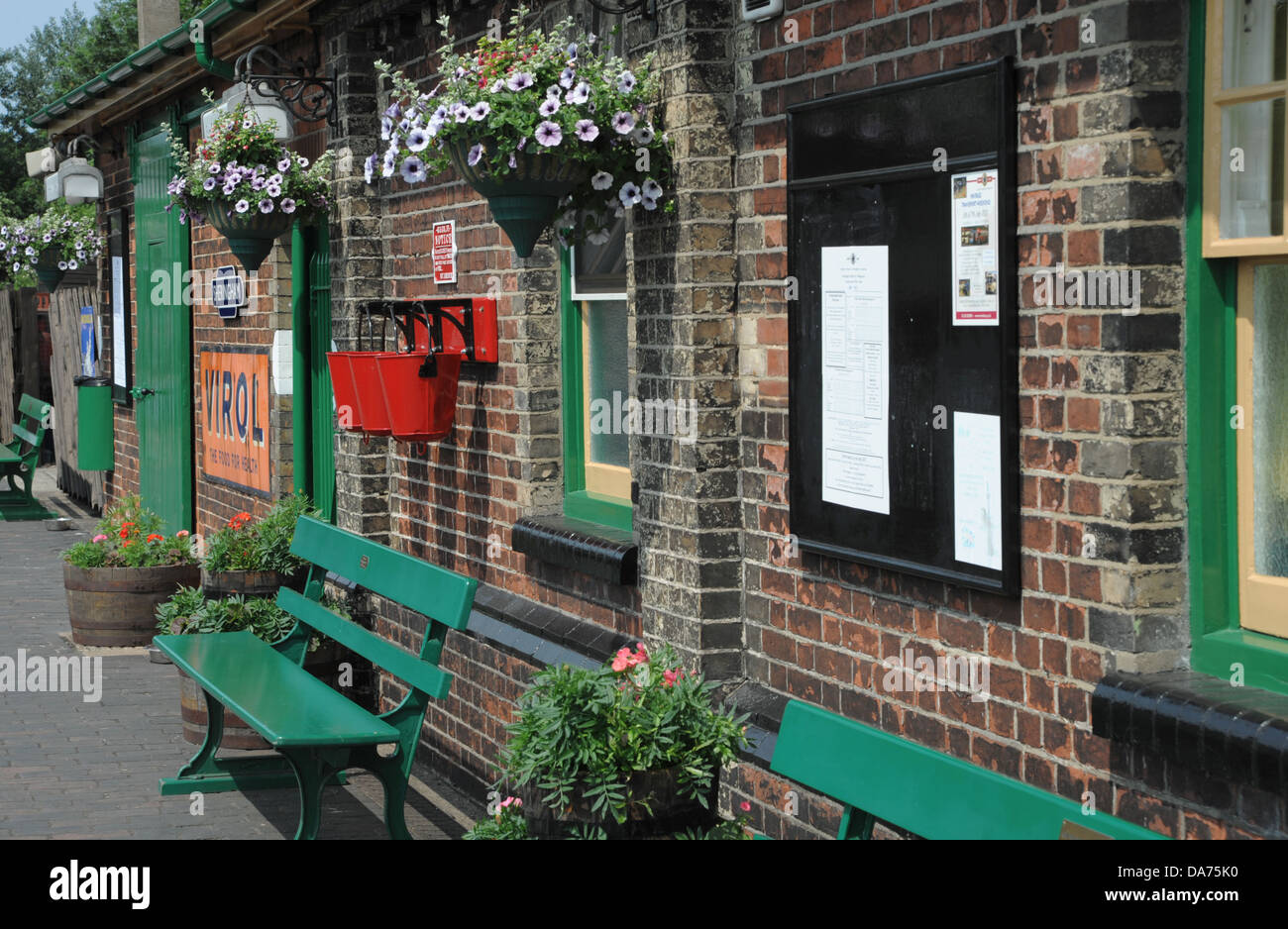 North Norfolk Angleterre entre chemins de Sheringham et Holt Banque D'Images