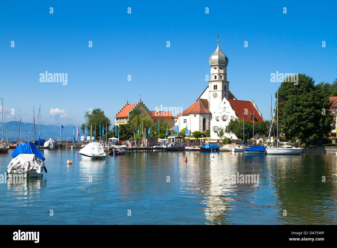 Wasserburg, Lac de Constance, Allemagne Banque D'Images