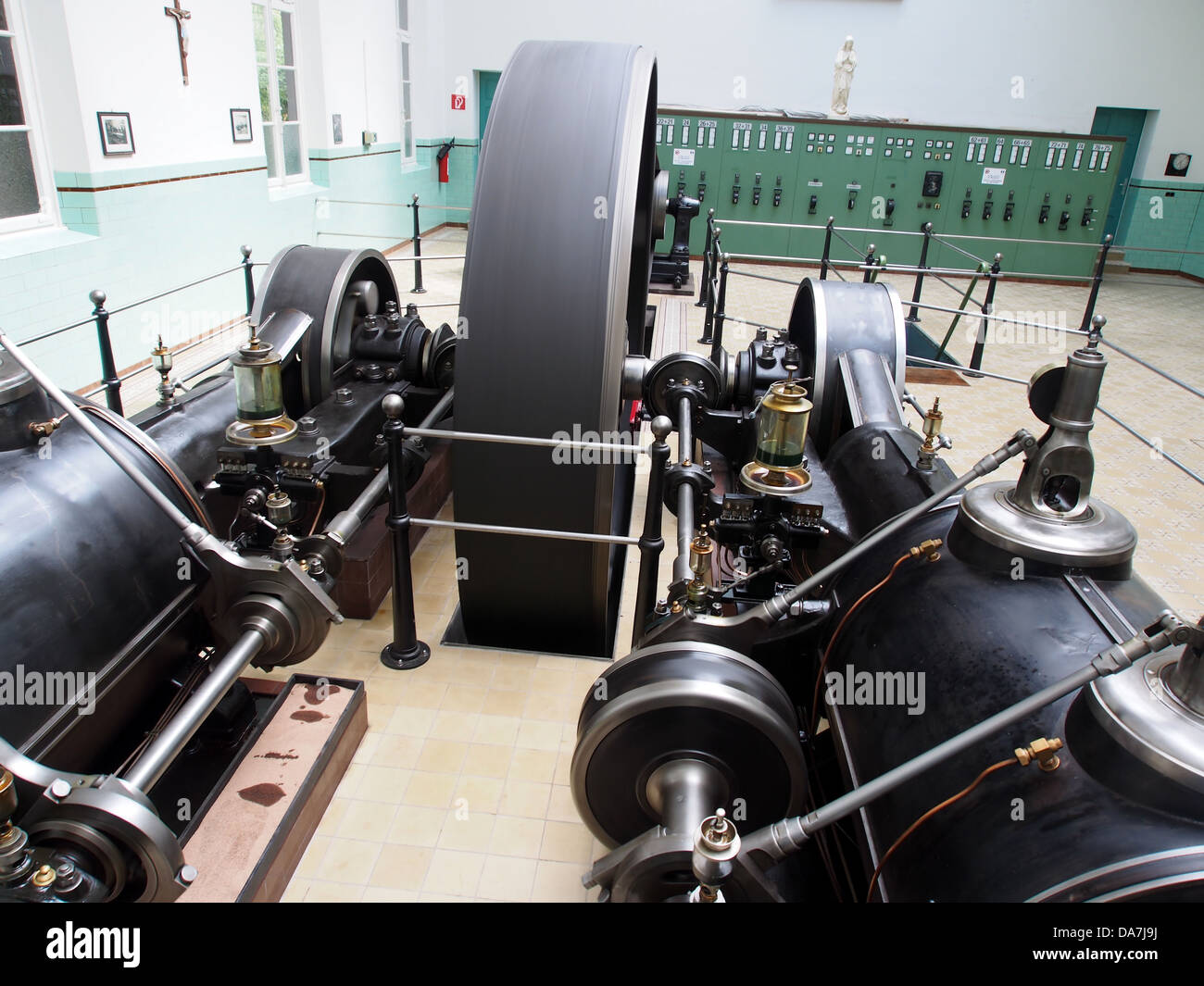 1909 Hannoversche Maschinenbau AG moteur à vapeur 4 Banque D'Images