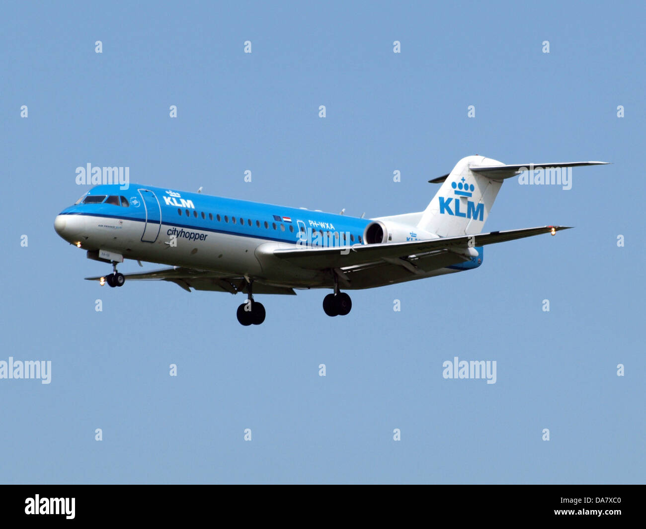 PH-WXA Fokker 70 KLM Banque D'Images