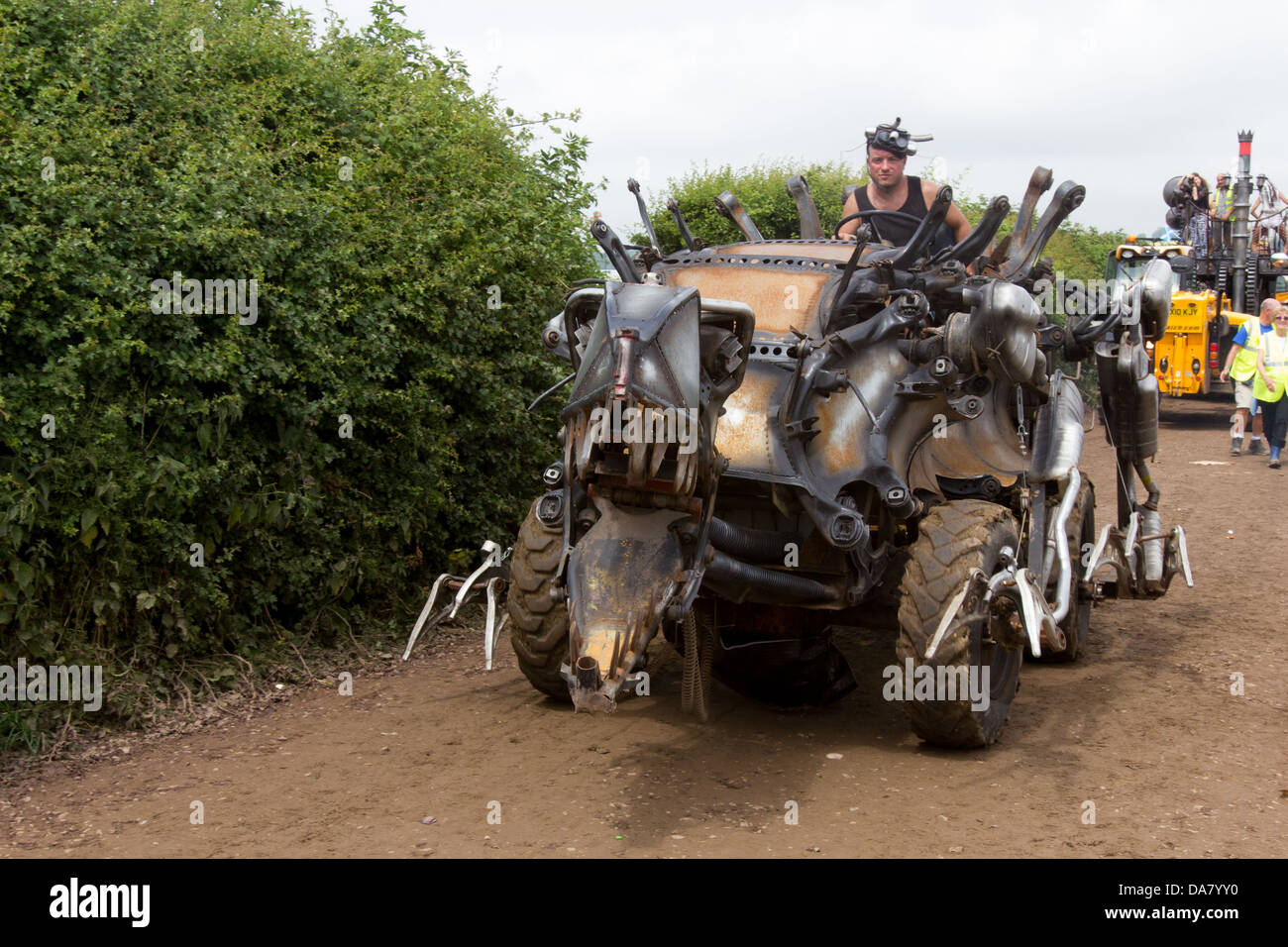 Mutoid Waste Company, Glastonbury Festival 2013. Banque D'Images