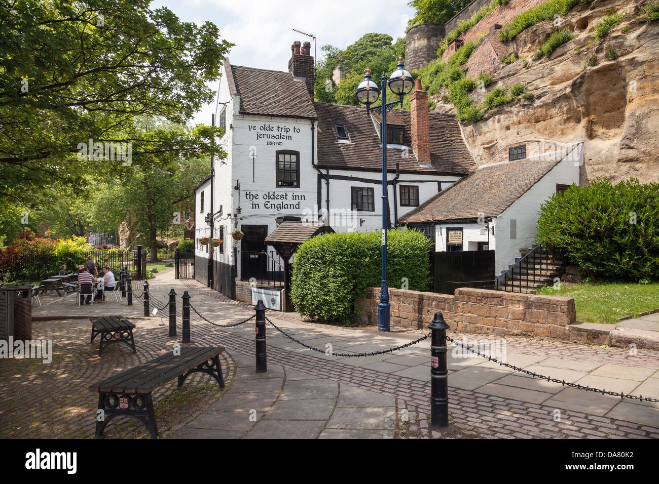 Ye Olde Trip to Jerusalem Inn, Nottingham, Nottinghamshire, Angleterre Banque D'Images