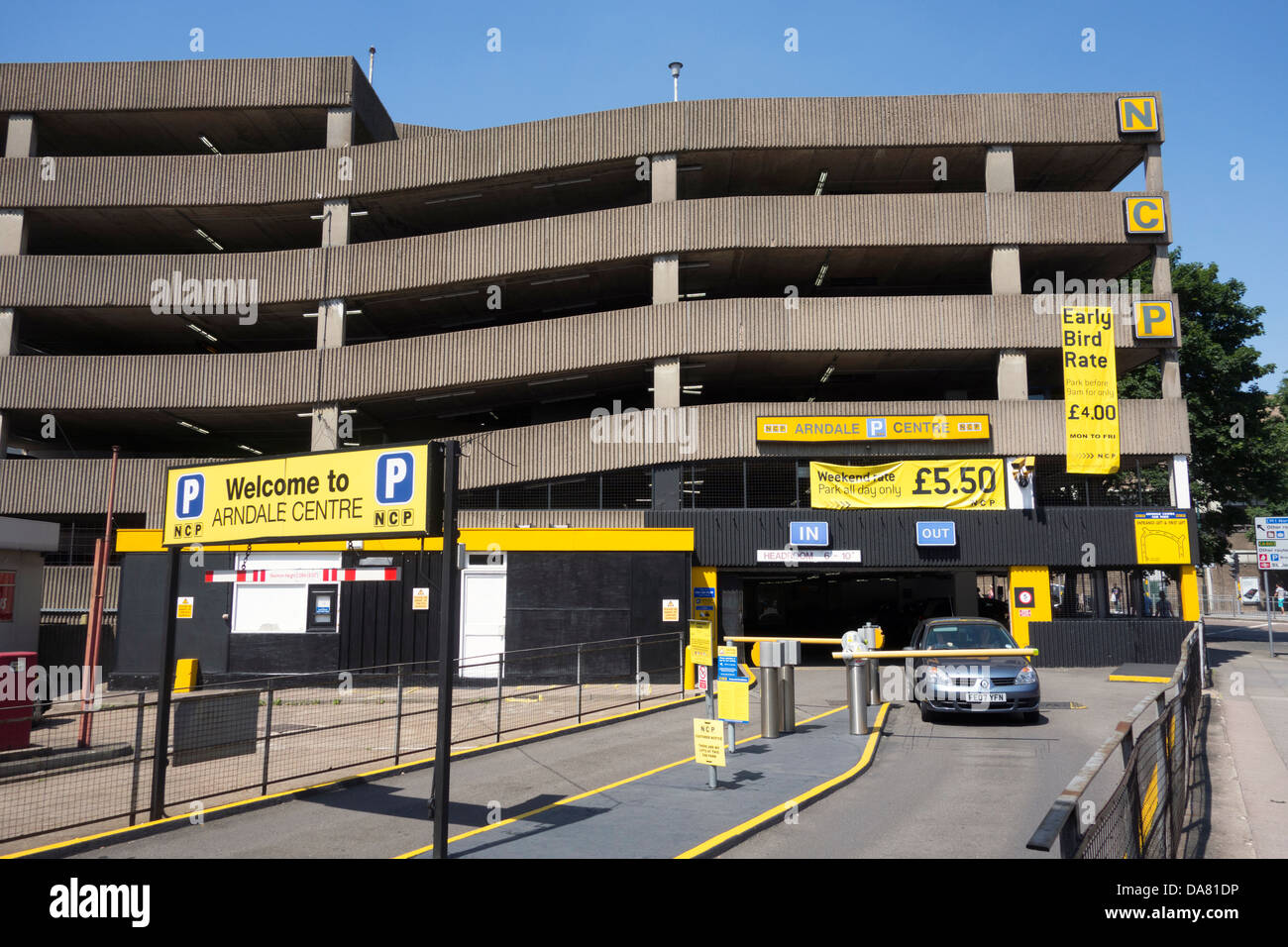 Le PCN parking à étages, Maid Marion, Nottingham, Angleterre, Royaume-Uni Banque D'Images
