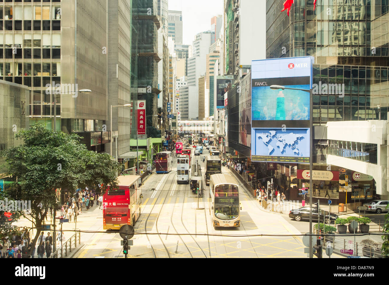 Le centre de Hong Kong, centre financier de Hong Kong. Banque D'Images