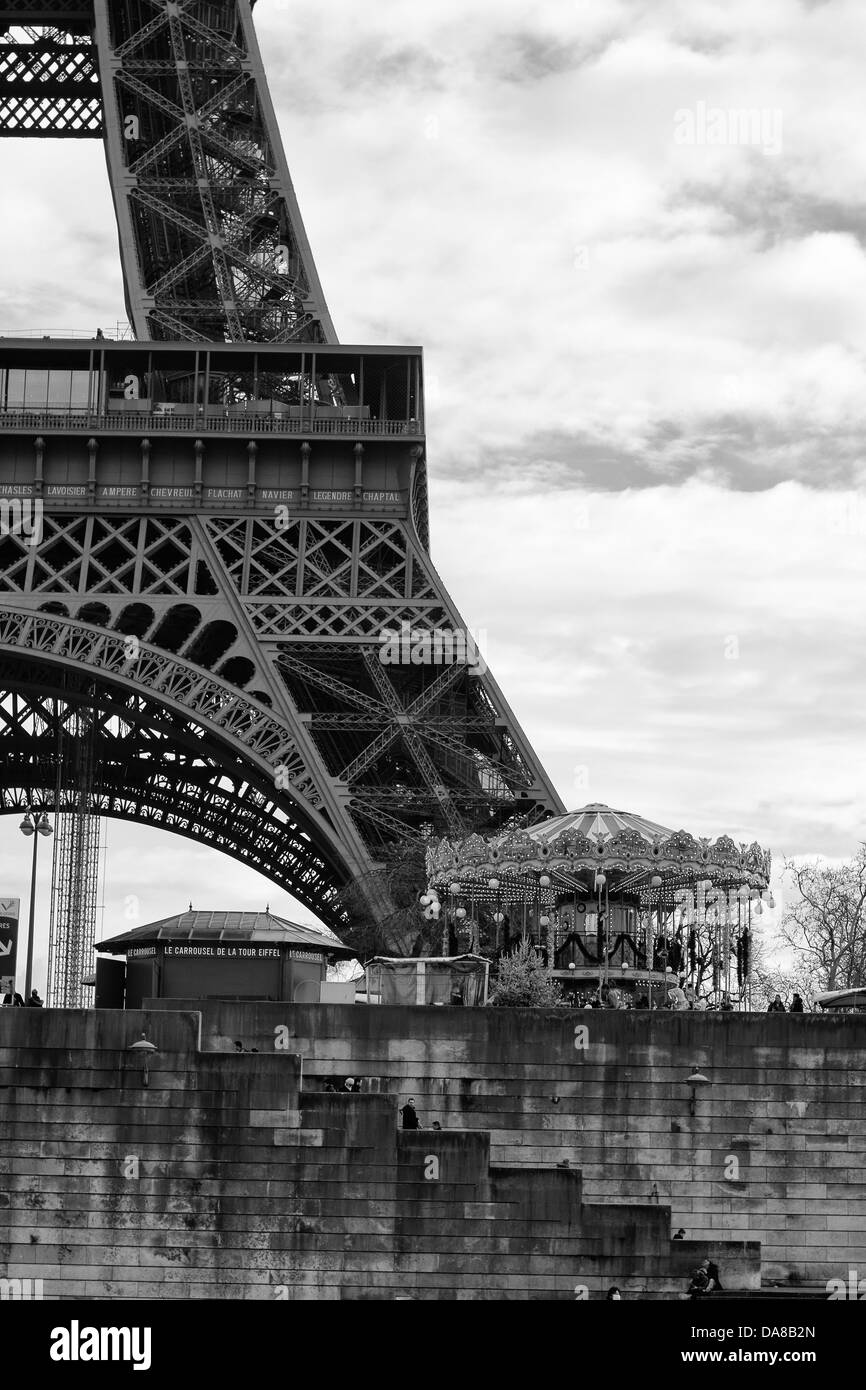 La Tour Eiffel, Paris, France Banque D'Images