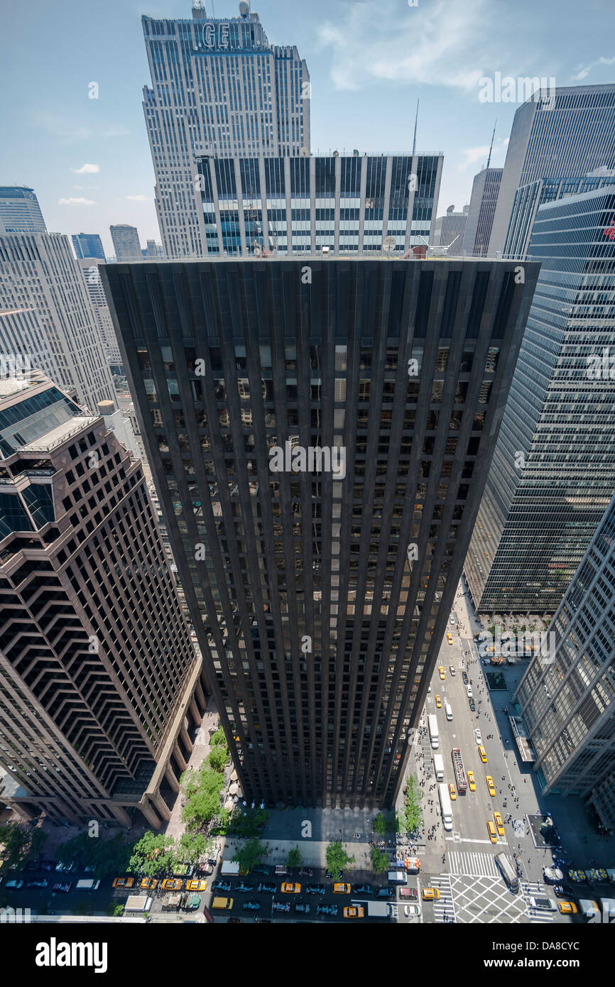Skyscraper, Manhattan, New York Banque D'Images