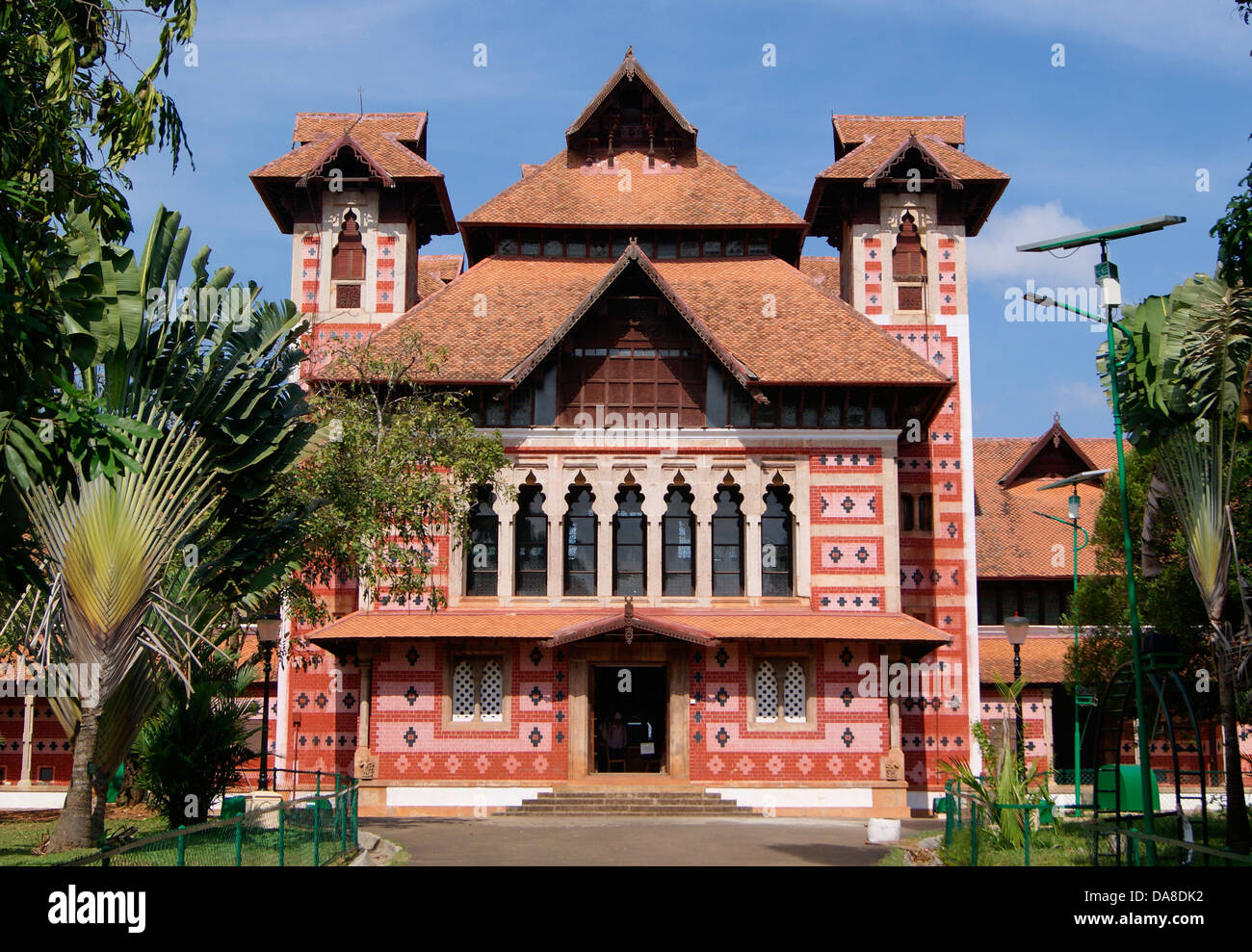 Napier Museum Palace Trivandrum Thiruvananthapuram sur l'Architecture Banque D'Images