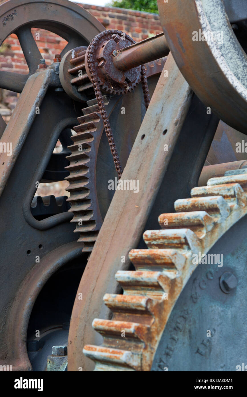 L'ancien équipement à Tredegar à Richmond, VA Banque D'Images