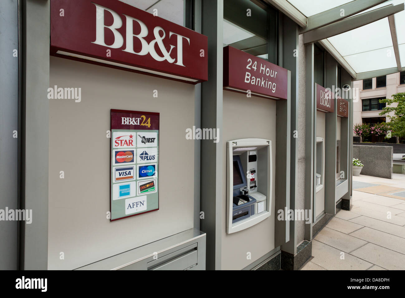 ATM BB & T Banque D'Images