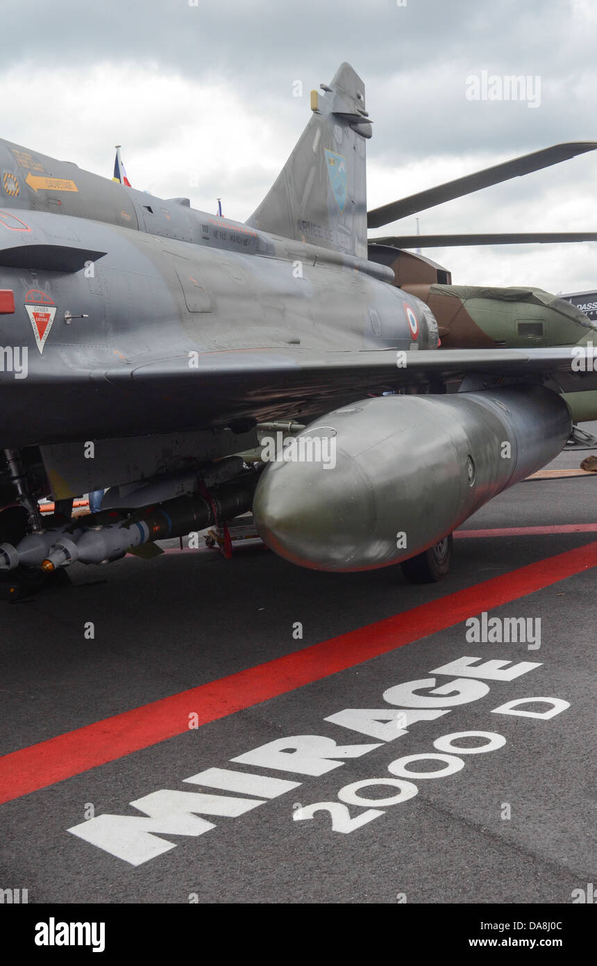 Le Dassault Mirage 2000D'un avion de combat multirôle Français Banque D'Images