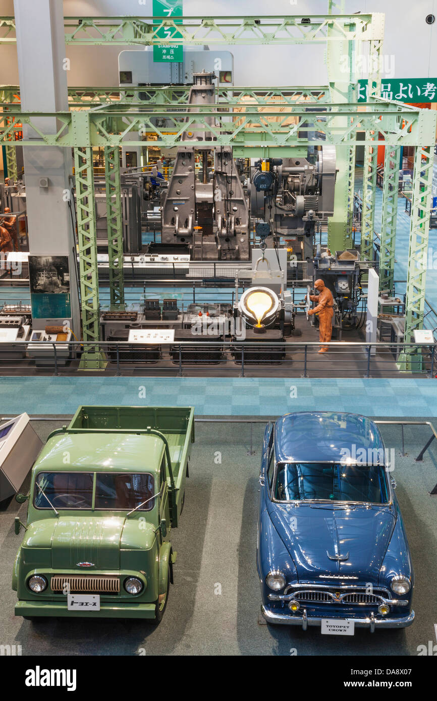 Le Japon, Honshu, Aichi, Nagoya, Toyota Commemorative Museum of Industry and Technology, Pavillon de l'Automobile Banque D'Images