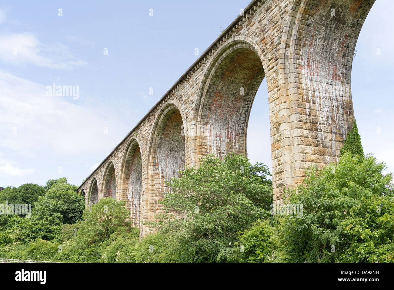 Avis de Cefn viaduc dans le Nord du Pays de Galles UK Banque D'Images