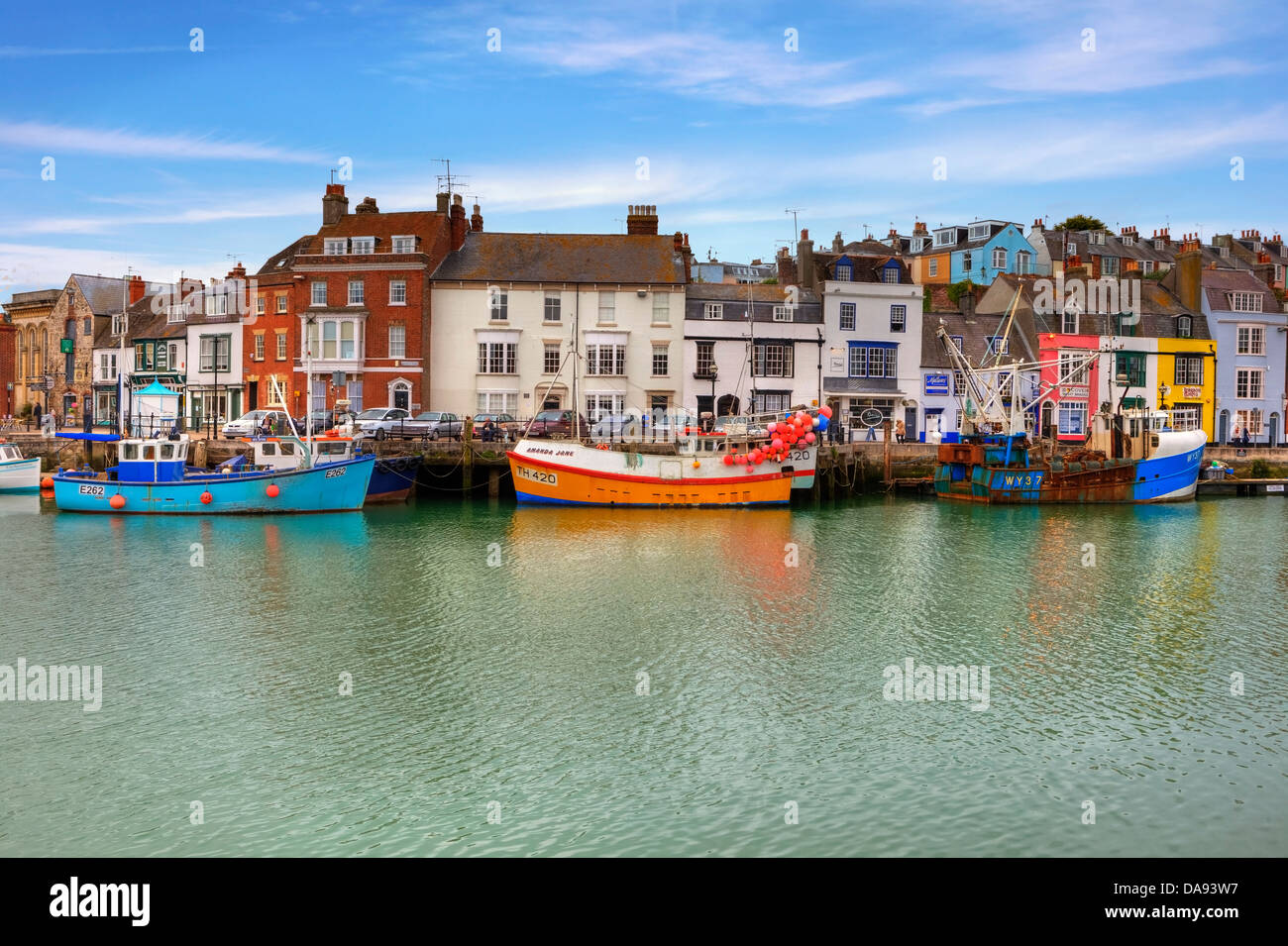 Port historique de Weymouth, Dorset, Royaume-Uni Banque D'Images