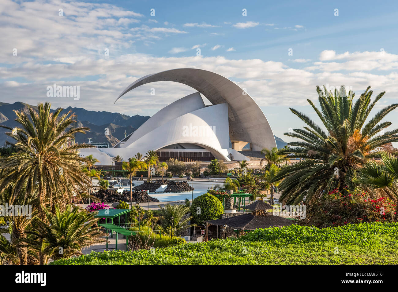 L'Auditorium, Édifice, Calatrava, Îles Canaries, Santa Cruz de Tenerife, Santa Cruz de Ténérife, Teneriffa, architecture Banque D'Images