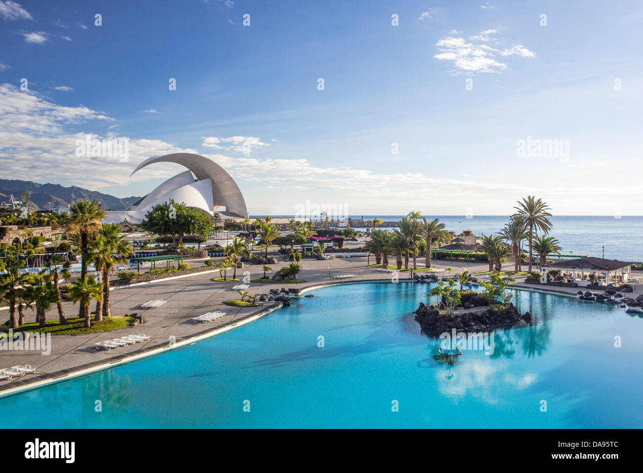 L'Auditorium, Édifice, Calatrava, Îles Canaries, Santa Cruz de Tenerife, Santa Cruz de Ténérife, Teneriffa, architecture Banque D'Images