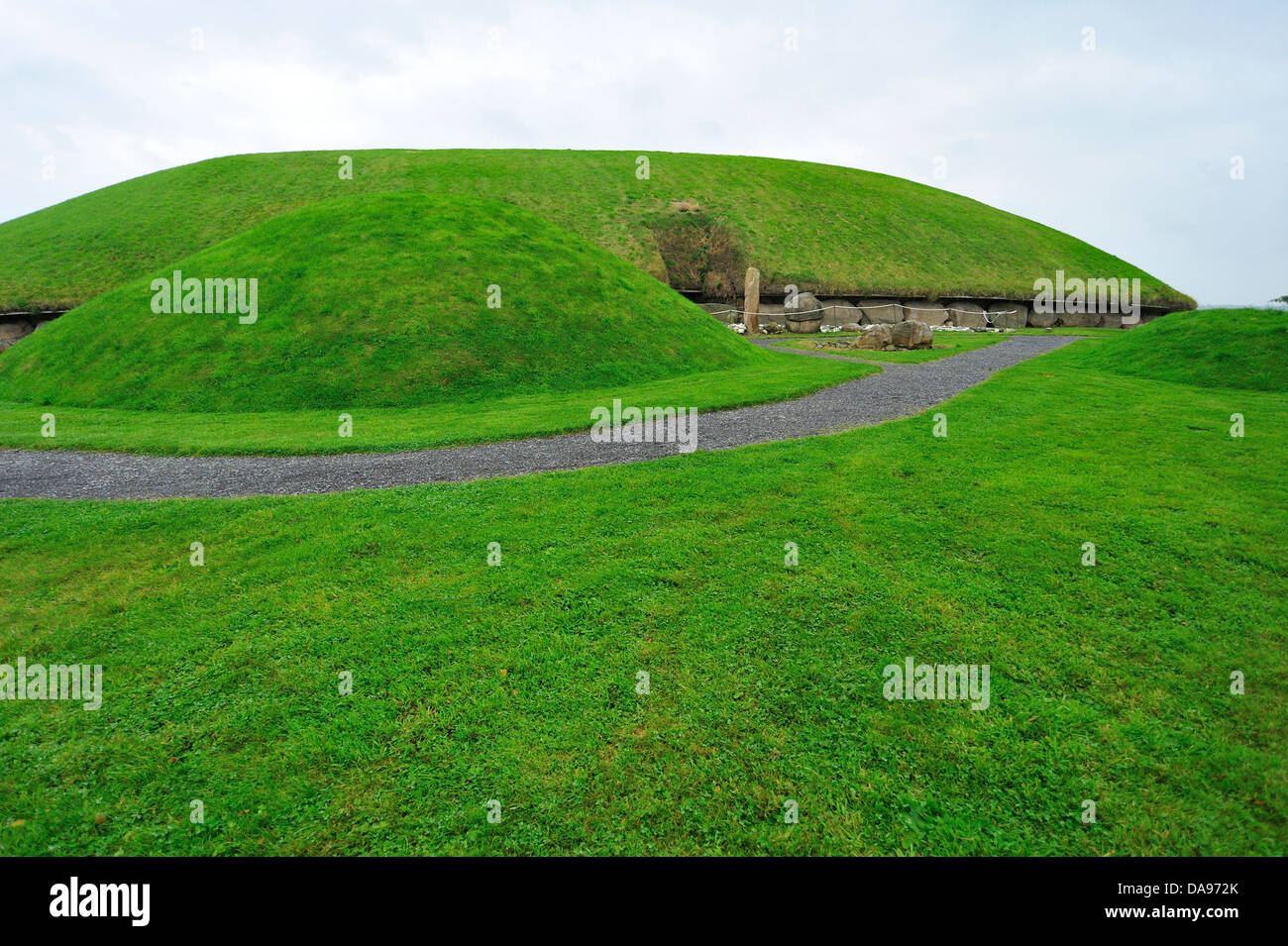 L'UNION EUROPÉENNE, l'Unesco, site archéologique, l'archéologie, Boyne, Bru Na Boinne, Cnobha, comté de Meath, Donore, Europe, Union européenne, Histor Banque D'Images