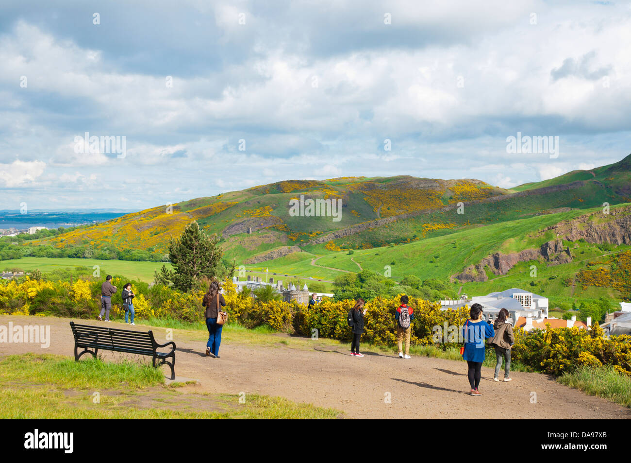 Calton Hill Centre d'Édimbourg en Écosse Grande-bretagne angleterre Europe Banque D'Images